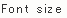 fontsize