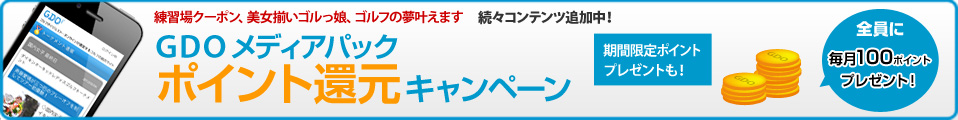 GDOニュース/スコアアップ 最大2ヶ月無料＆毎月抽選1,000GDOポイント