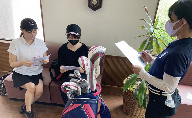 経験豊富なサポートスタッフ帯同でいよいよラウンドスタート