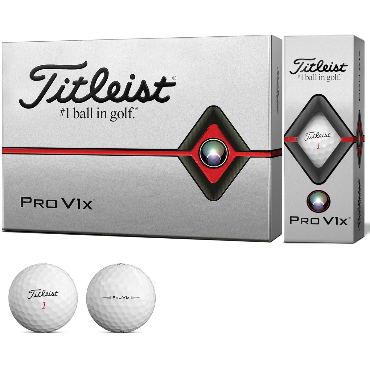 タイトリスト　PRO V1X ボール　1ダース 