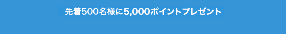 5,000ポイントプレゼント　キャンペーン特典のポイントは、GDOカードをWEB登録した月の翌月月初に付与されます。