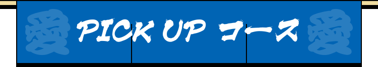 PICK UP コース