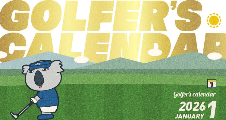 GOLFER’S CALENDAR 2026.1 JANUARY