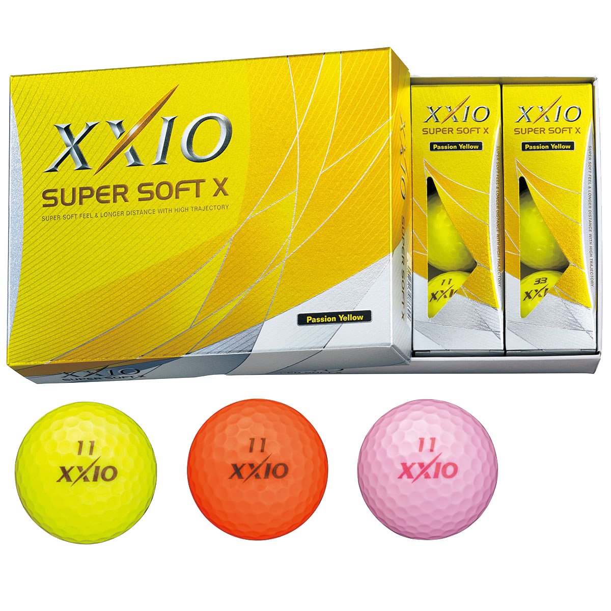 【新品】XXIO ゼクシオ SUPER SOFT X ゴルフボール ホワイト 60個 5ダース ダンロップ ゴルフボール XXIO SUPER SOFT X プレミアムホワイト
