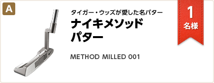 タイガー・ウッズが愛した名パター ナイキ メソッドパター