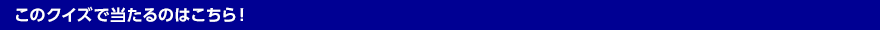 このクイズで当たるのはこちら！