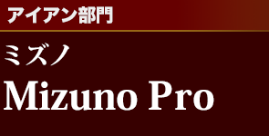 [アイアン部門]ミズノ Mizuno Pro