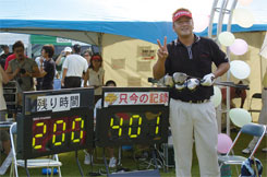 日本人初となる400ヤード越えを達成した児玉克彦選手