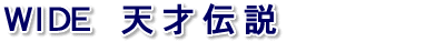 WIDE 天才伝説