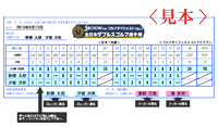 スコアカード記入例（見本）