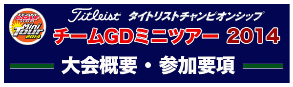 チームGDミニツアー2014 大会概要・参加要項
