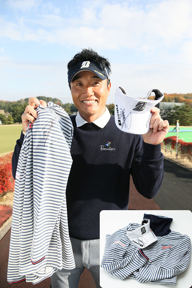 BRIDGESTONE GOLF 宮本勝昌サイン入りキャディバッグ キャディバッグ