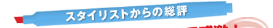 スタイリストの総評