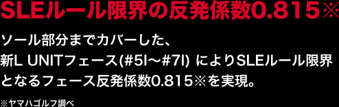 SLEルール限界の反発係数0.815