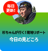 今日の見どころ 現地リポート
