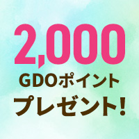 条件達成でもれなく【2,000GDOポイント】プレゼント！