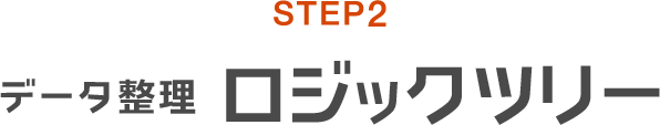 STEP2 データ整理  ロジックツリー