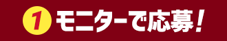 （1）モニターで応募！