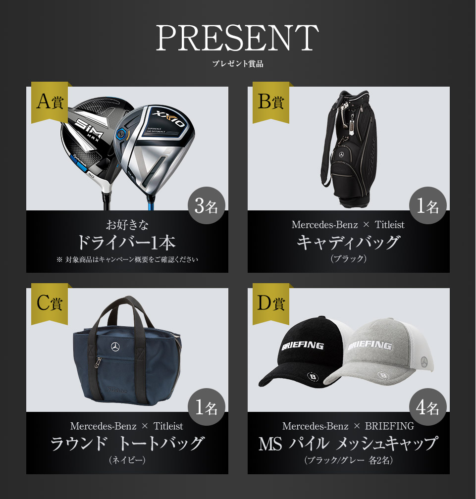 プレゼント賞品