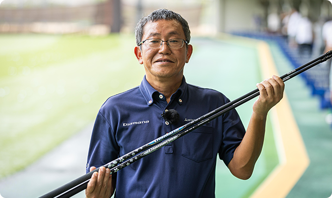 三菱ケミカル フィッティング担当 田中毅さんによるディアマナ bbに合う人　ディアマナWBに合う人