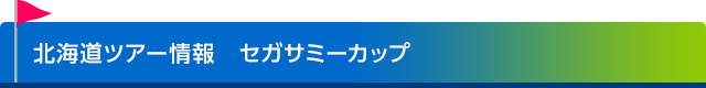 北海道ツアー情報 セガサミーカップ