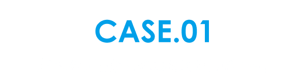 ［CASE.01］左への引っかけ系のミスをしがち…。