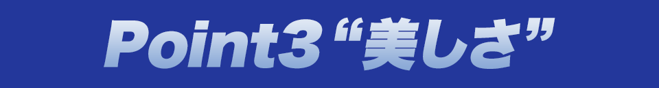 Point3“美しさ”