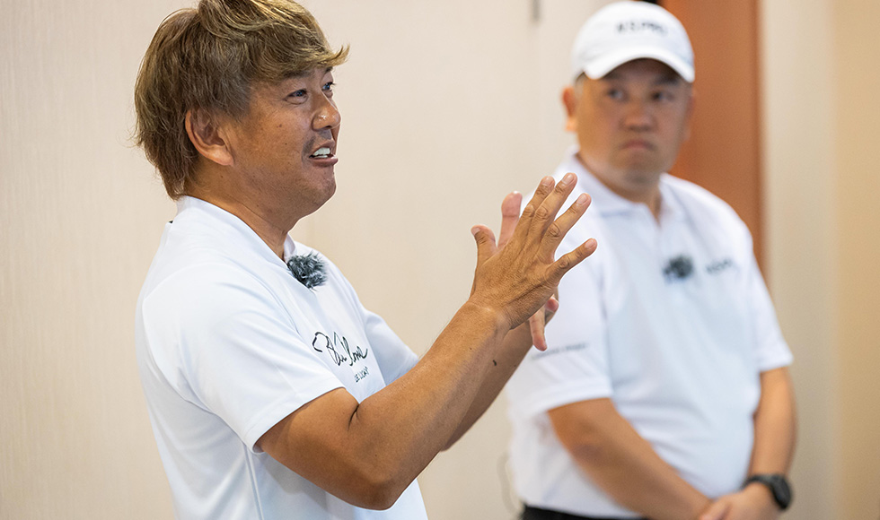 日本シャフト 65周年イベントでのフィッティング