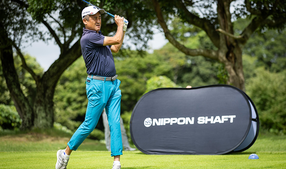 長野から参加した日本シャフト愛用者の坂井さん