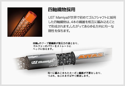 UST mamiya ATTAS HY350 85X NO.155