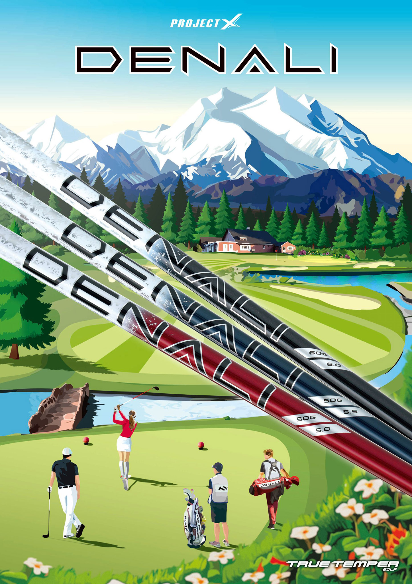 DENALI ゴルフシャフト 50G 6.0 ジオテックゴルフ公式通販サイト / プロジェクトX DENALI ディナリ