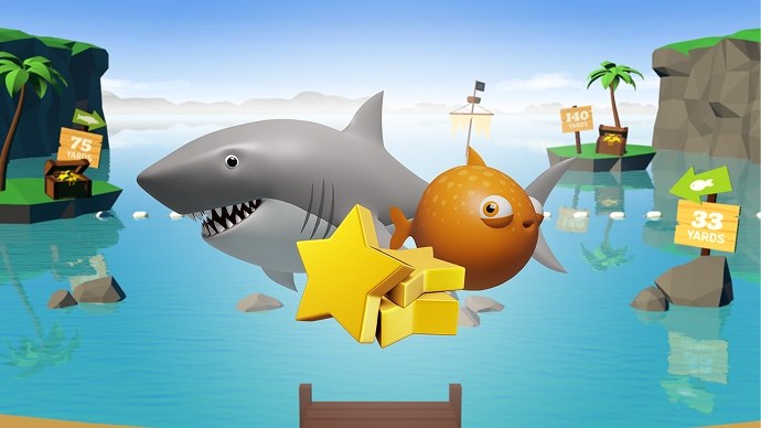 親子で楽しめるGO FISHモード